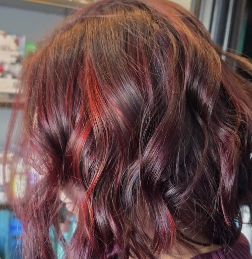 Copper and merlot dimension through soft waves